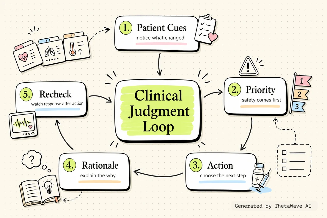 Mind map for 2-Hour Ultimate NCLEX Mastery Course