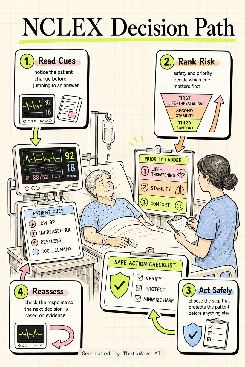 Infographic for 45-Minute NCLEX Last-Minute Crash Course