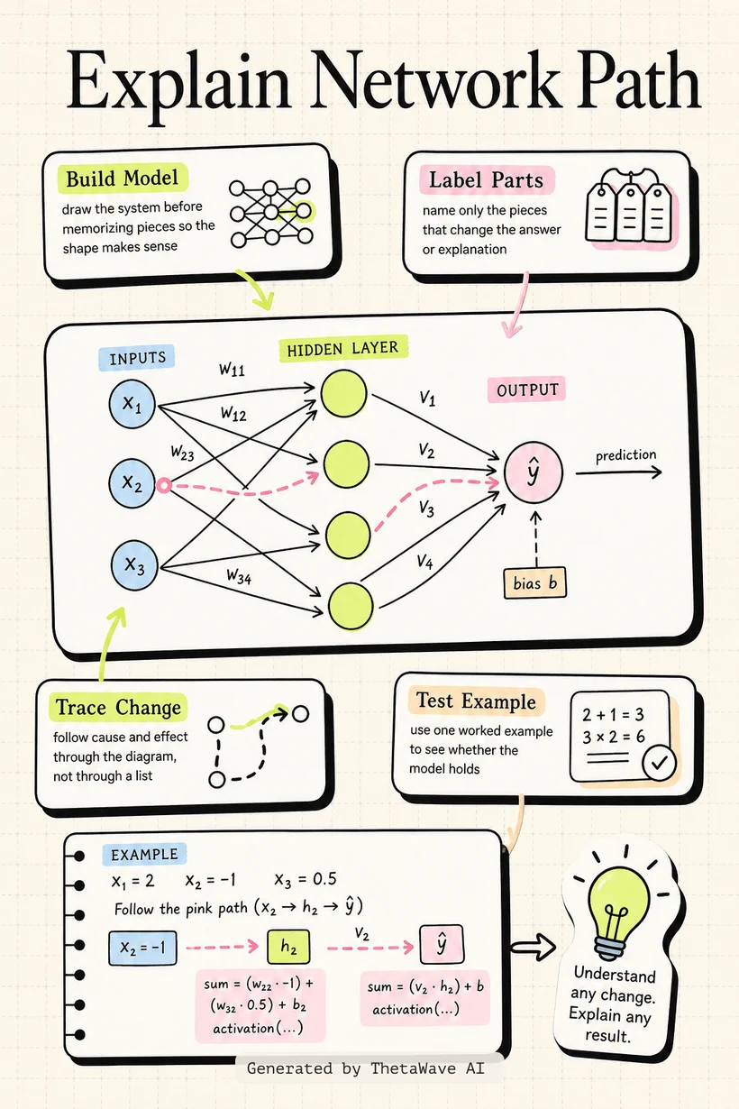 Infographic for But what is a neural network? | Deep learning chapter 1