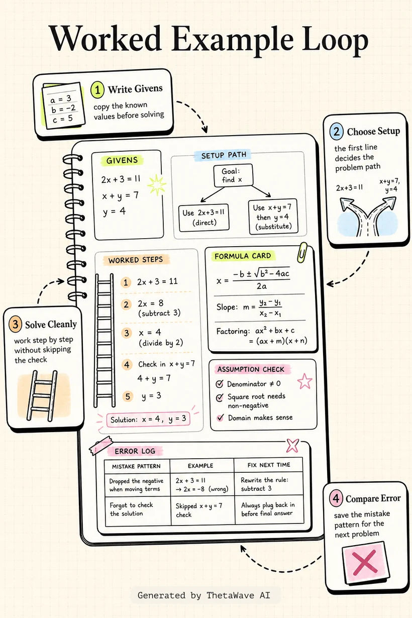 Infographic for College Algebra Introduction Review - Basic Overview, Study Guide, Examples and Practice Problems