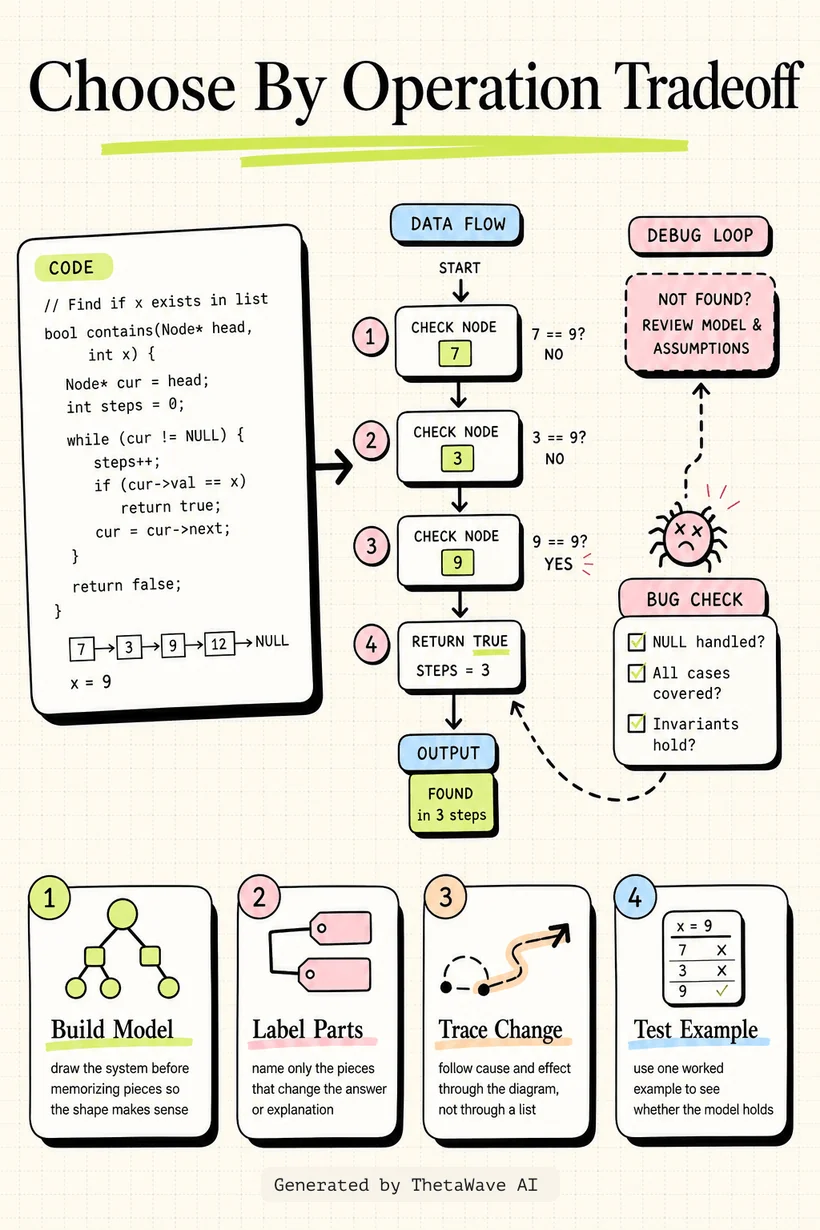 Infographic for Data Structures Easy to Advanced Course - Full Tutorial from a Google Engineer