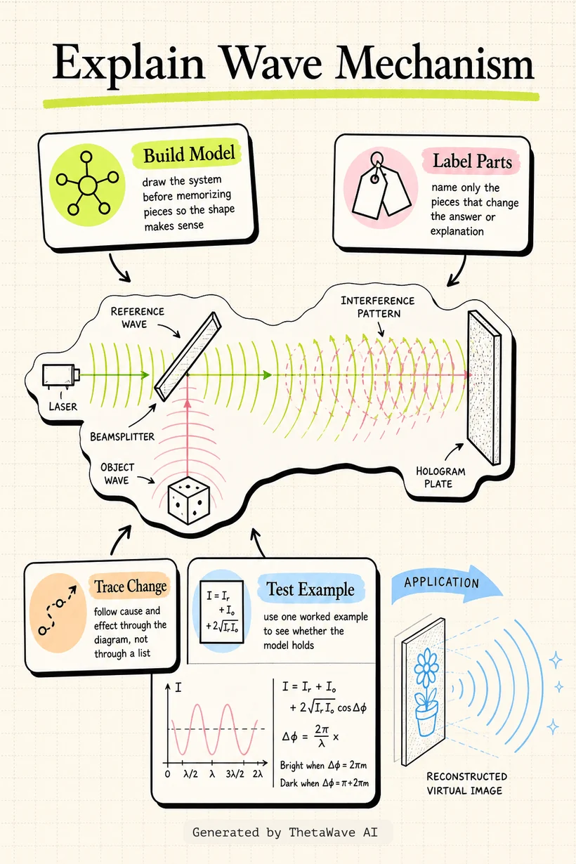 Infographic for How are holograms possible?