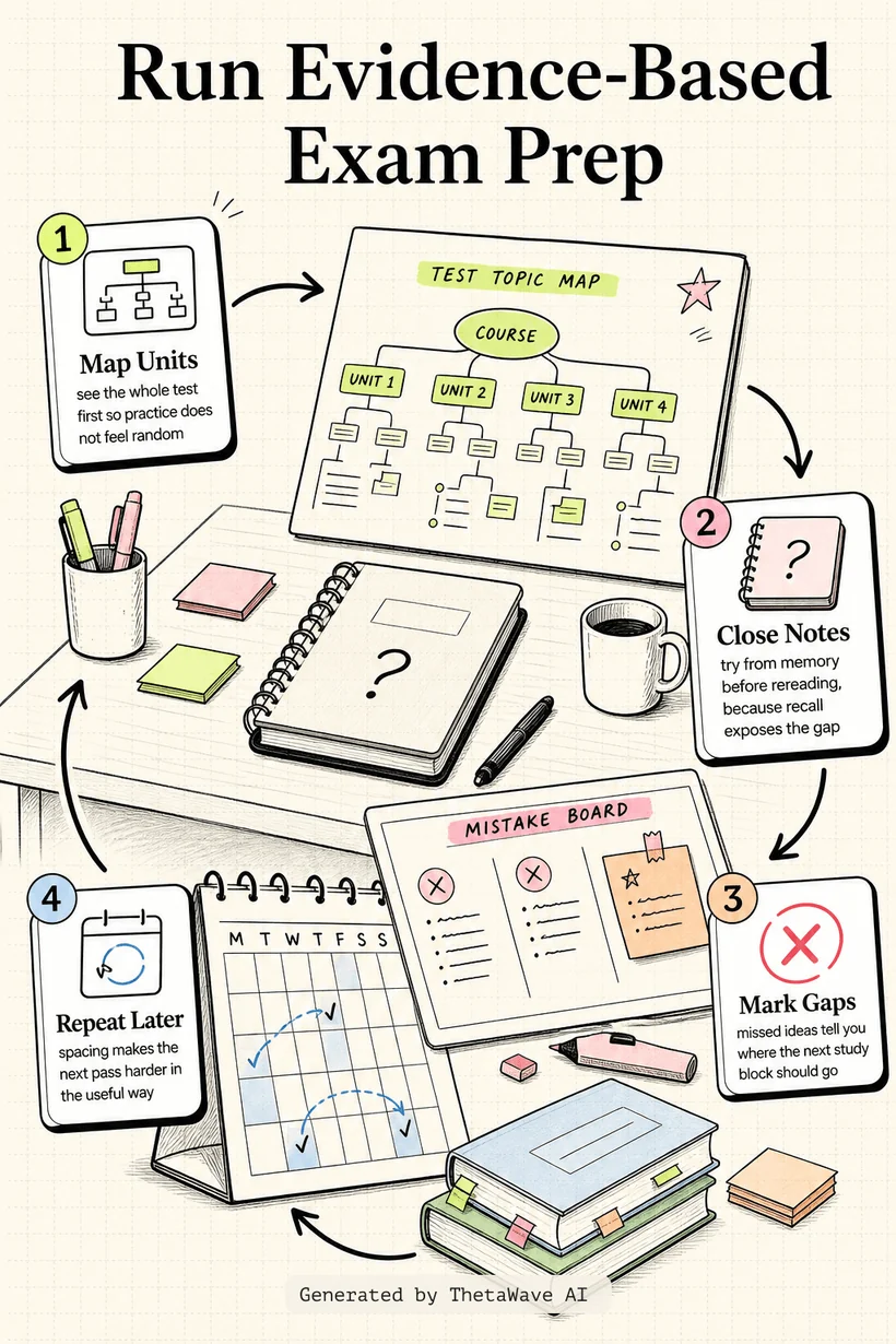 Infographic for How to Study for Exams - An Evidence-Based Masterclass
