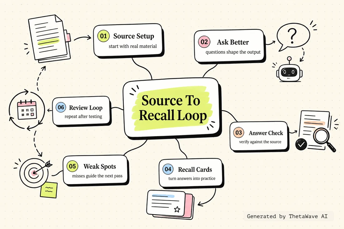 Mind map for I Used ChatGPT for 7 Days to Study – It Actually Worked!