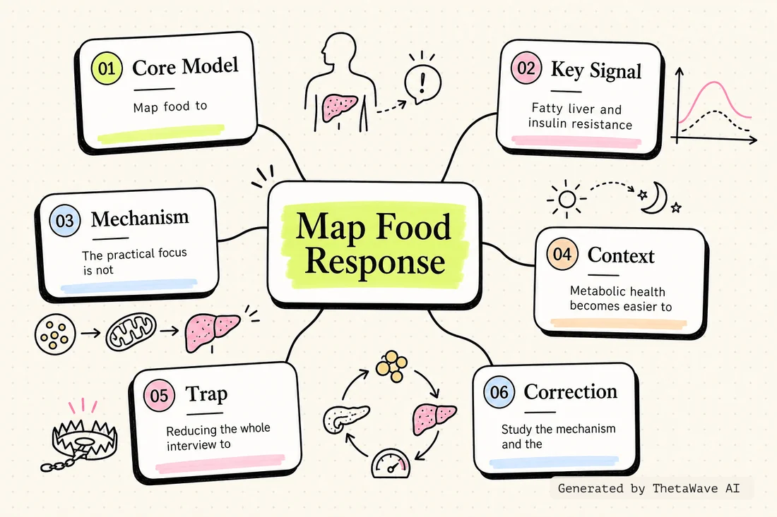 Mind map for Fatty Liver Expert: The Toxic Ingredient Silently Filling Your Liver With Fat - Dr David Unwin