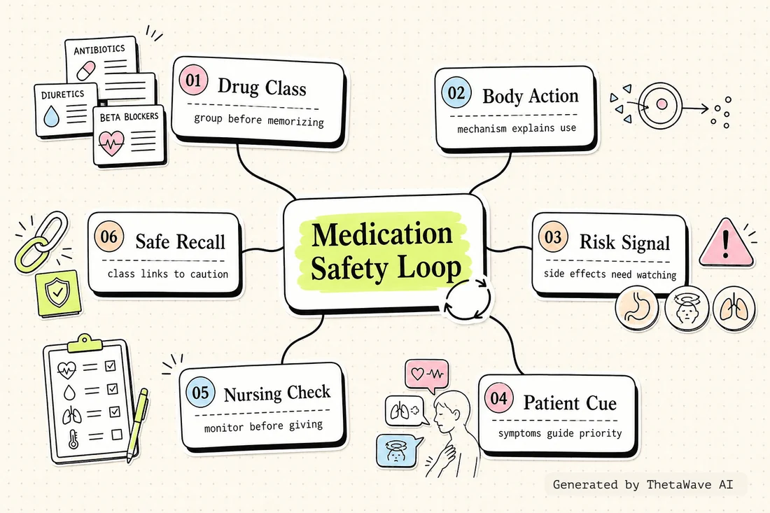 Mind map for IV Infusion Time Calculations Nursing | Dosage Calculations Practice for Nursing Student (Vid 9)