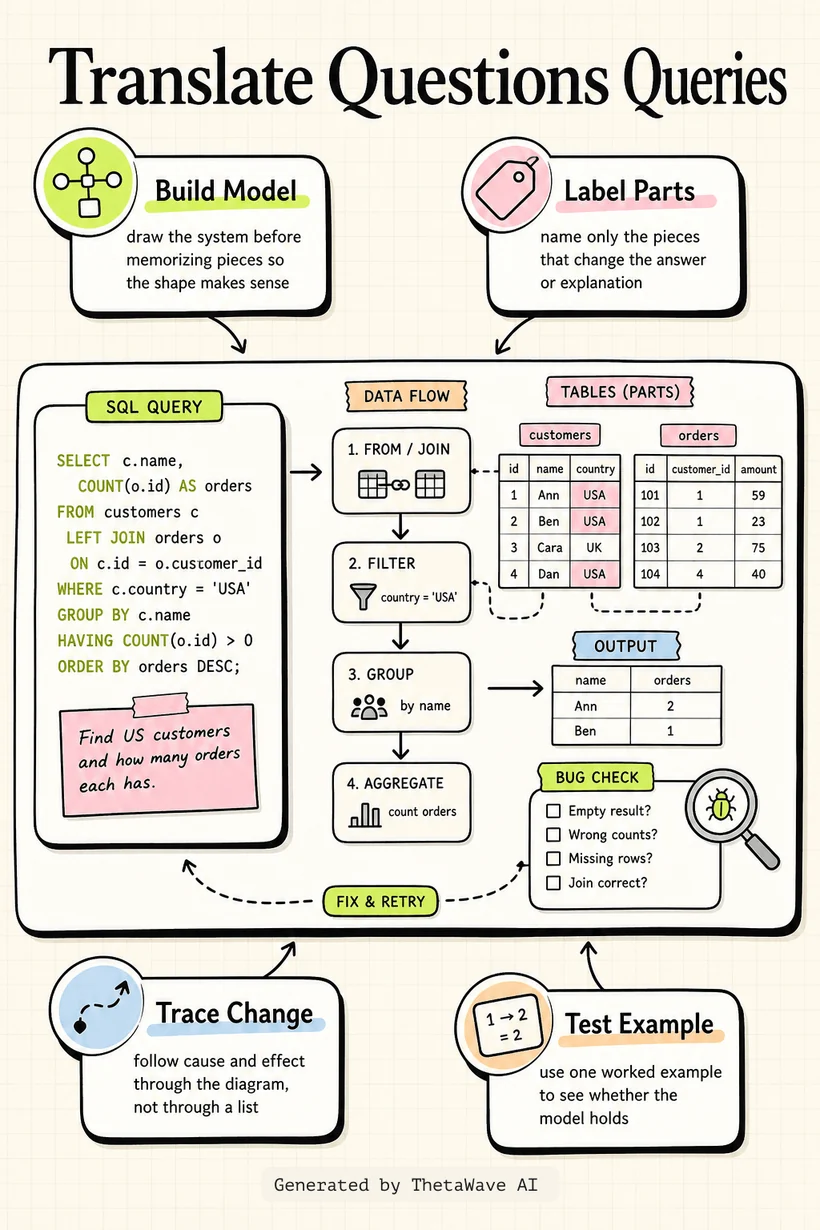 Infographic for SQL Tutorial - Full Database Course for Beginners