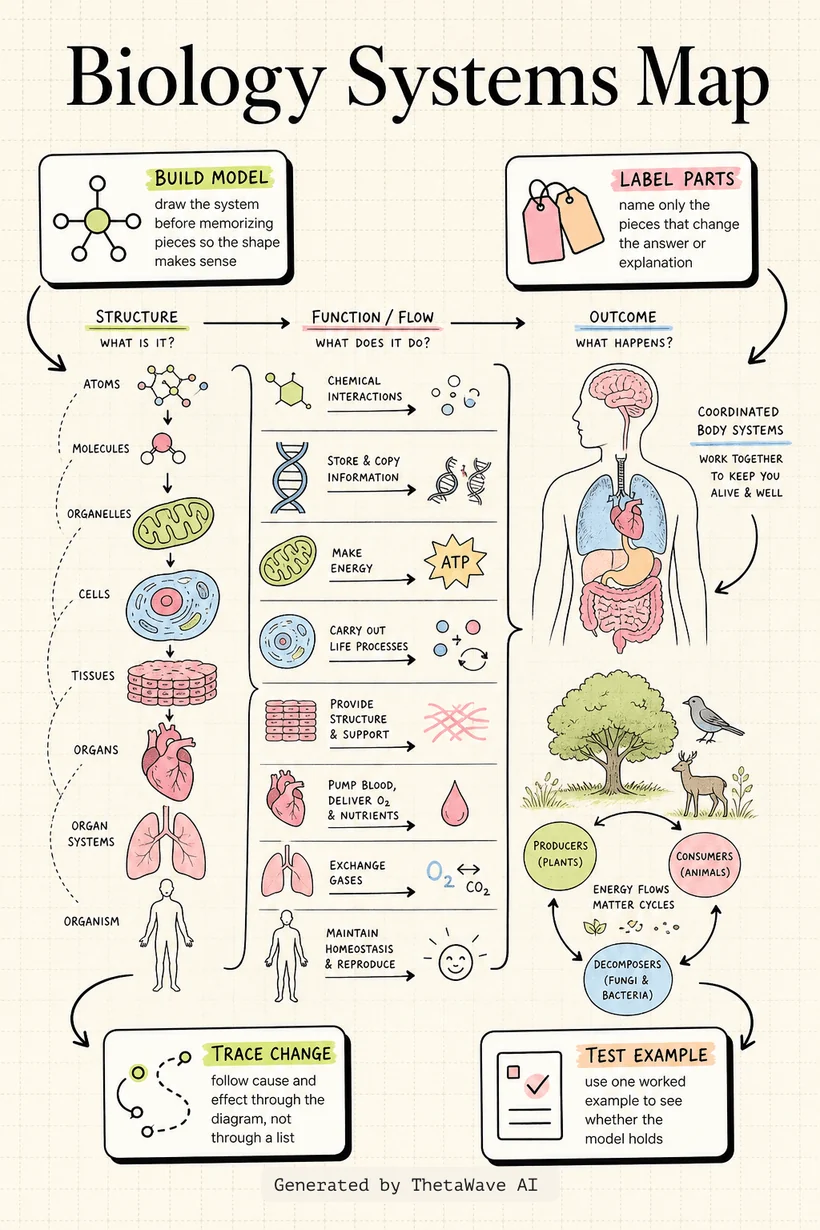Infographic for Stroll Through the Playlist (a Biology Review)