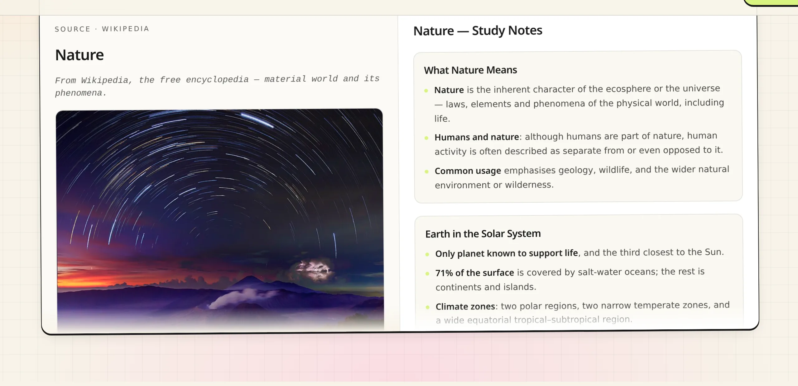 ThetaWave notes generator demo for Computer Science